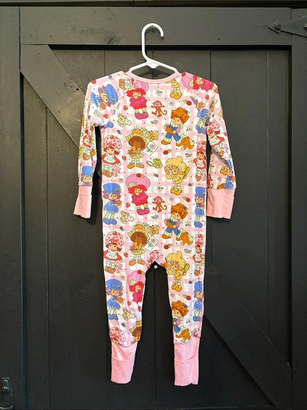 Pink Bamboo Strawberry Shortcake Character Zippie  for Kids